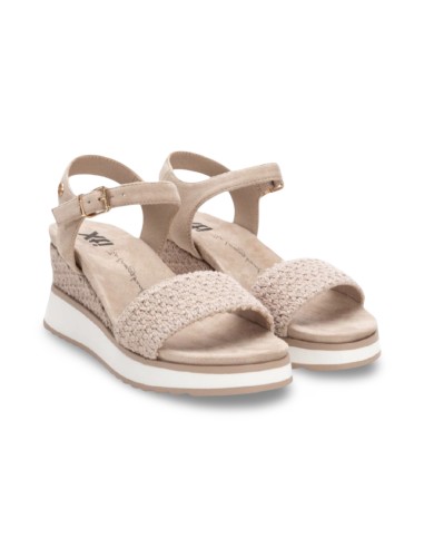 Xti 143857 sandali donna in tessuto beige