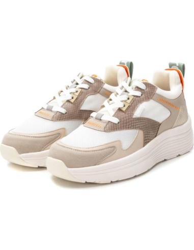 Refresh 171840 sneakers donna in pelle/tessuto beige