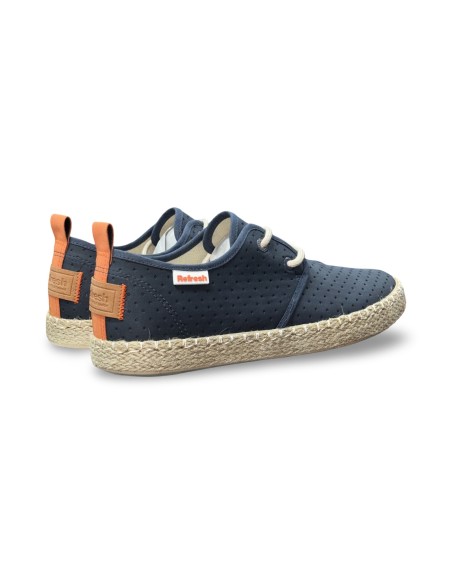 Refresh 175560 espadrillas uomo in pelle blu