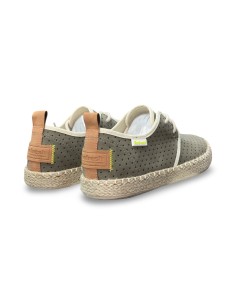 Refresh 175560 espadrillas uomo in pelle khaki 2