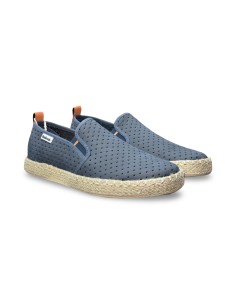 Refresh 175561 espadrillas uomo in pelle blu