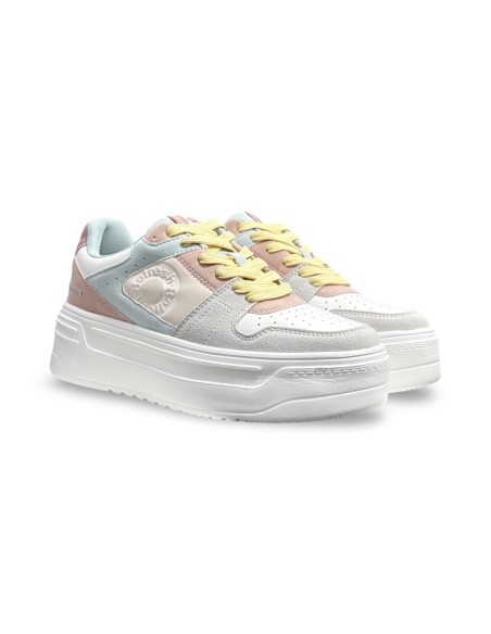 Refresh 172408 sneakers donna in pelle/camoscio multicolor