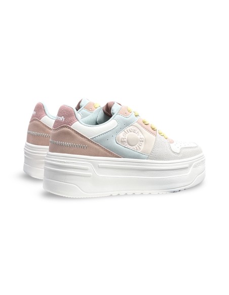 Refresh 172408 sneakers donna in pelle/camoscio multicolor