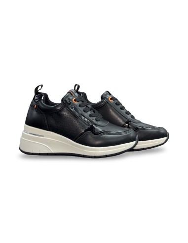 Refresh 175052 sneakers donna in pelle nero