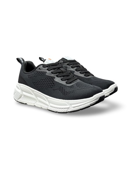 Refresh 175022 sneakers donna in tessuto nero