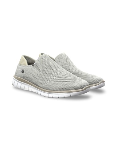 Refresh 175521 slip on uomo in tessuto beige
