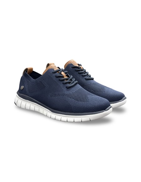Refresh 175520 sneakers uomo in tessuto blu