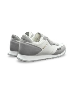 Refresh 175663 sneakers uomo in camoscio/tessuto bianco/grigio 2