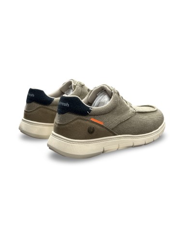 Refresh 175534 mocassini uomo in tessuto taupe