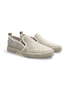 Refresh 175561 espadrillas uomo in pelle beige