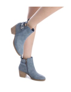 Refresh 172623 stivaletti donna in pelle color jeans 2