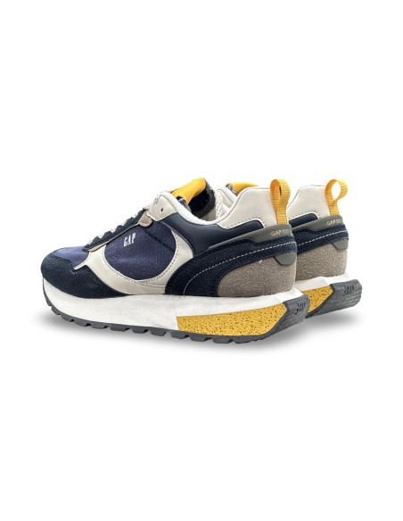 Gap GPM6131520040 sneakers uomo in camoscio/tessuto blu
