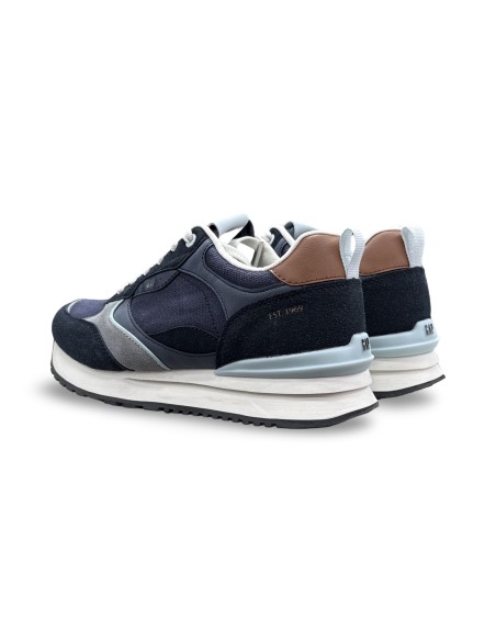 Gap GPM6132280040 sneakers uomo in camoscio/tessuto blu
