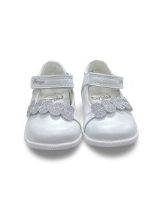 Primigi 1412222 ballerine bambina in pelle bianco perla 2