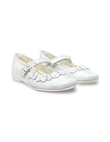 Primigi 1428000 ballerine bambina in nappa soft bianco perla