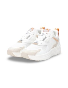 Refresh 171840 sneakers donna in pelle/tessuto bianco