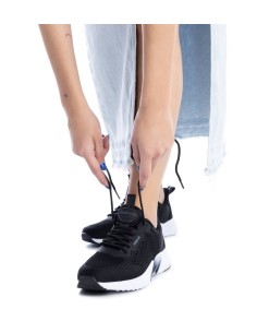 Refresh 171715 sneakers donna in tessuto nero 2