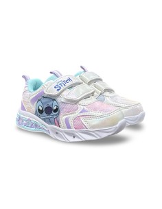 Disney Stitch D6020207T sneakers con luci bambina in pelle/rete lilla