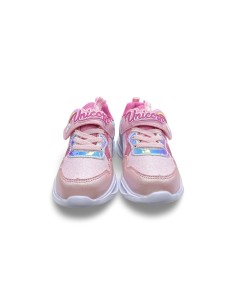 Unicorn S8010205T sneakers con luci bambina pelle/tessuto rosa 2
