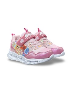Winx Club XT210019T sneakers con luci bambina in pelle/tessuto fucsia