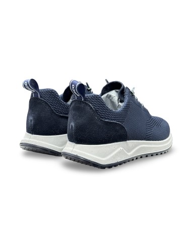 Igi&Co 1118511 sneakers uomo in tessuto traspirante blu