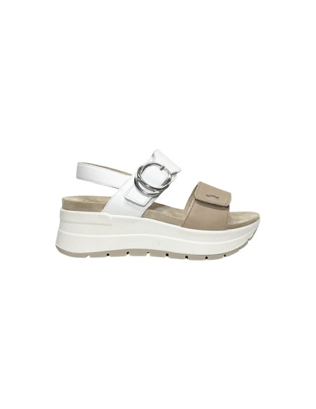 Igi&Co 7677600 sandali donna in pelle bianco castagno