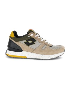 Lotto Tokyo Shibuya 221120-CDM sneakers uomo in camoscio/rete beige