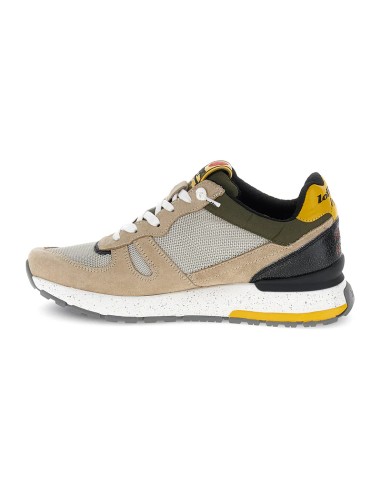 Lotto Tokyo Shibuya 221120-CDM sneakers uomo in camoscio/rete beige