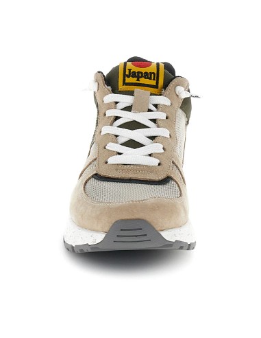 Lotto Tokyo Shibuya 221120-CDM sneakers uomo in camoscio/rete beige