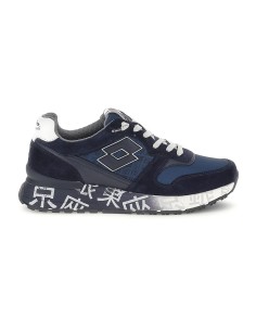 Lotto Tokyo Ginza Shaded 223627 78M sneakers uomo in camoscio/tessuto blu