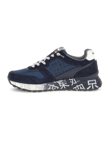Lotto Tokyo Ginza Shaded 223627 78M sneakers uomo in camoscio/tessuto blu