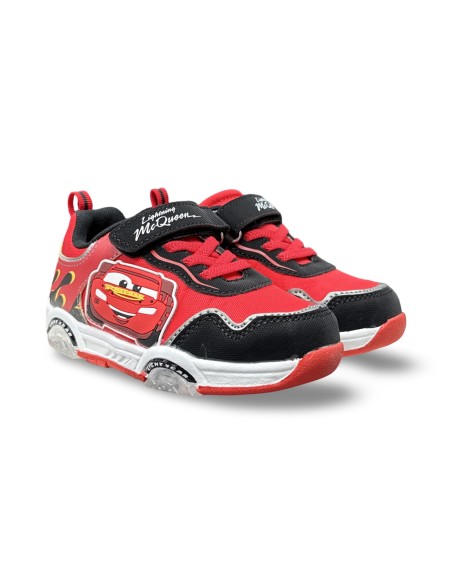 Disney Pixar Cars D5010223T sneakers con luci bambino rosso/nero