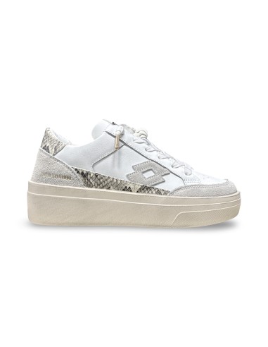 Lotto Leggenda Back Python W 223678 DM0 sneakers donna in pelle/pitone bianco