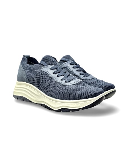 Enval Soft 7772011 sneakers donna in tessuto blu