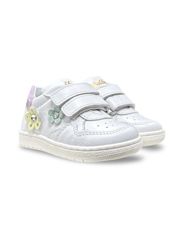 Balducci CITA7292B sneakers bambina in pelle bianco/rosa
