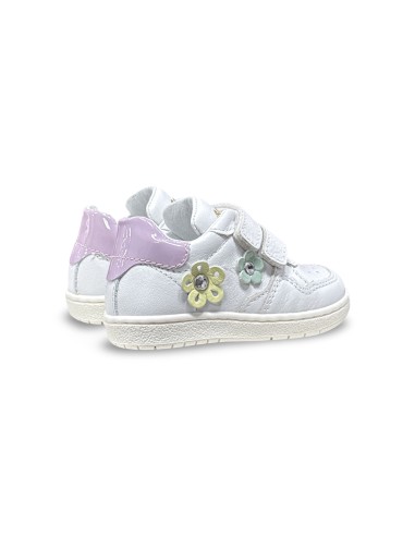 Balducci CITA7292B sneakers bambina in pelle bianco/rosa