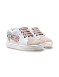 Balducci Soft CITA7203R sneakers bambina in pelle bianco/rosa