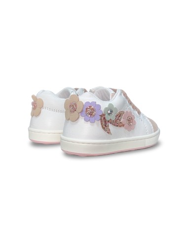 Balducci Soft CITA7203R scarpe bambina in pelle bianco/rosa