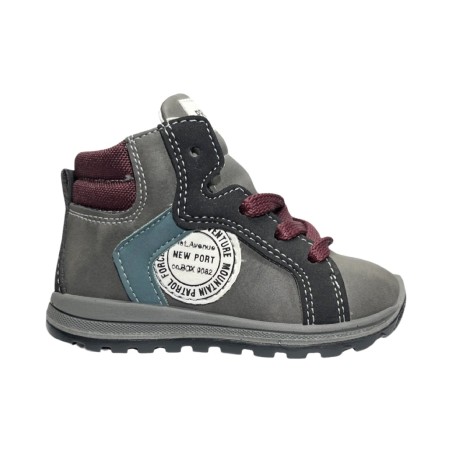 Primigi 8354400 sneakers bambino in nabuk grigio
