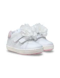 Balducci Soft CITA7202B sneakers bambina in pelle bianco/cipria