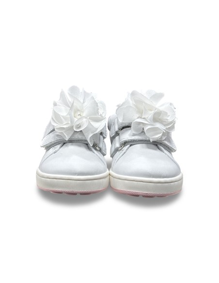 Balducci Soft CITA7202B scarpe bambina in pelle bianco/cipria