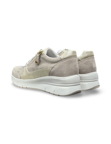 Enval Soft 1258122 sneakers donna in pelle/camoscio/tessuto visone