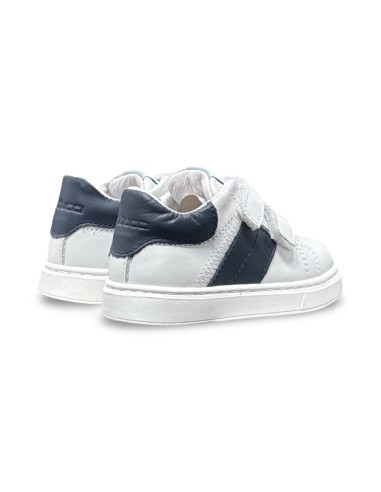 Balducci CITA7234 sneakers bambino in pelle bianco/blu
