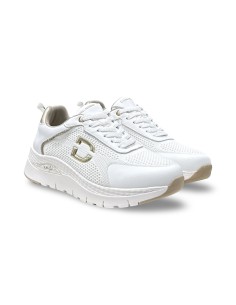 Donna Serena 145671DM sneakers donna in pelle/tessuto bianco/platino