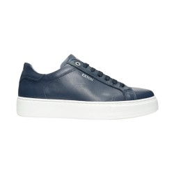 Exton 83 sneakers uomo in pelle bluette