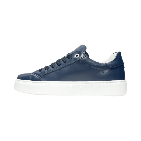 Exton 83 sneakers uomo in pelle bluette