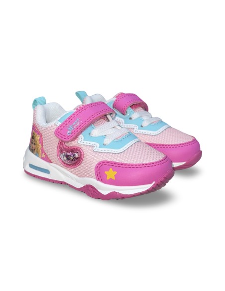 Primigi 1483500 sneakers con luci bambina in pelle/rete fucsia