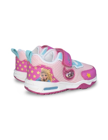 Primigi 1483500 sneakers con luci bambina in pelle/rete fucsia