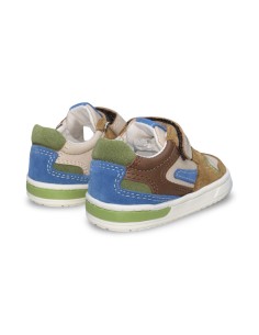 Primigi 1407022 sneakers bambino in pelle/camoscio naturale/camel 2