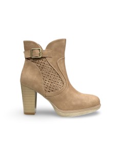 Queen Helena X34-79 stivaletti donna in nabuk color cuoio 2